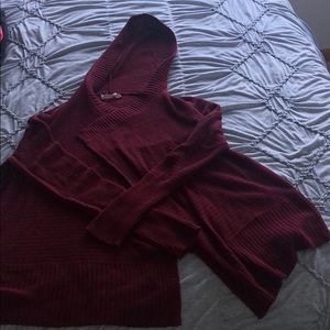 Hollister hooded cardigan